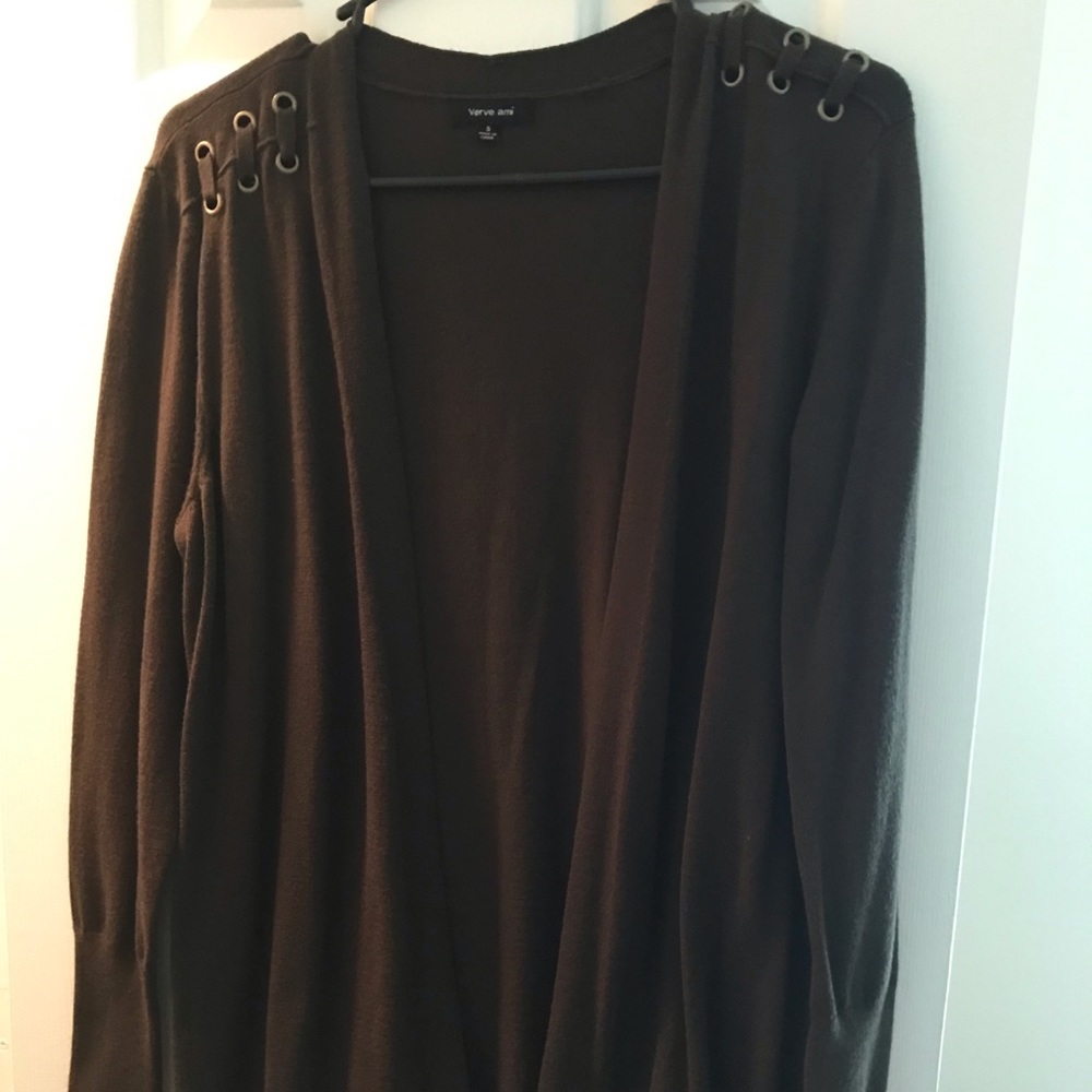 Small Olive Cardigan